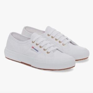 NEW Women's white Superga 2750 Cotu Classic